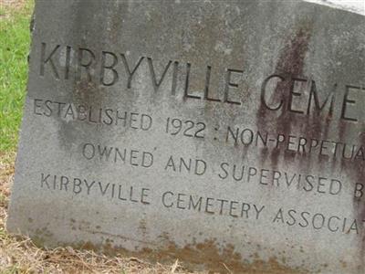 Kirbyville City Cemetery on Sysoon