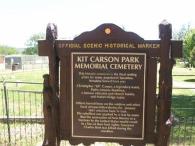 Kit Carson Cemetery on Sysoon