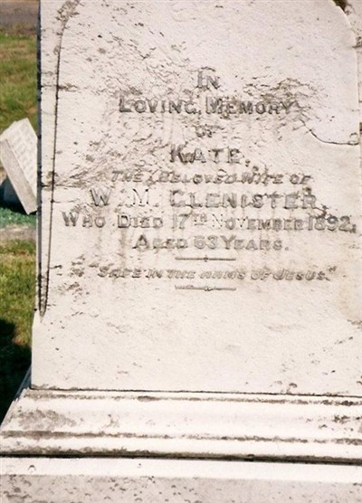 Kitty k/a Kate Levin Glenister on Sysoon