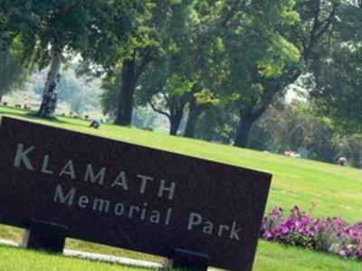 Klamath Memorial Park on Sysoon