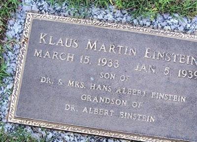 Klaus Martin Einstein on Sysoon