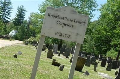Knowles Chase Leavitt Cemetery on Sysoon