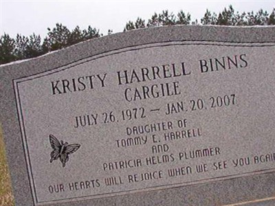 Kristy Harrell Binns Cargile on Sysoon