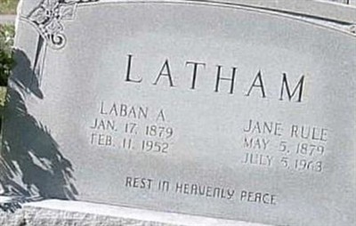 Laban A Latham on Sysoon