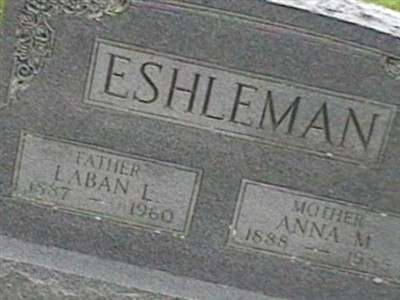 Laban L Eshleman on Sysoon