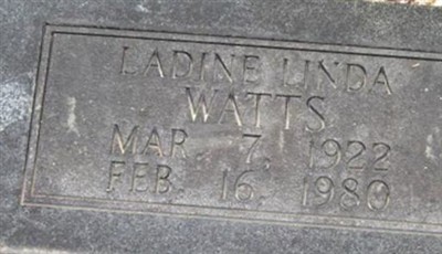 Ladine Linda Shell Watts on Sysoon