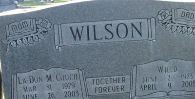 LaDon M. Couch Wilson on Sysoon