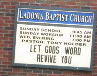 Ladonia Baptist Church Cemetery on Sysoon