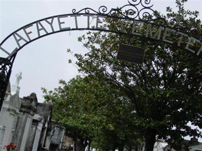 Lafayette Cemetery Number 1 on Sysoon