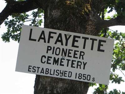 Lafayette Pioneer Cemetery on Sysoon