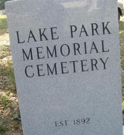 Lake Park Cemetery on Sysoon
