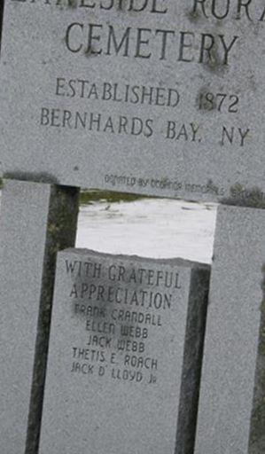 Lakeside Rural Cemetery on Sysoon