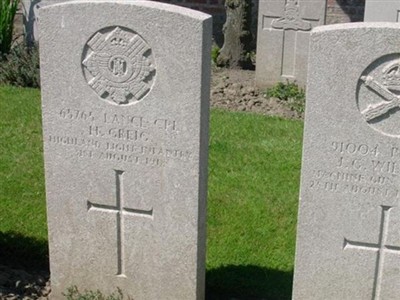 Lance Corporal H Greig on Sysoon