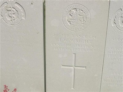 Lance Corporal James William Wright on Sysoon