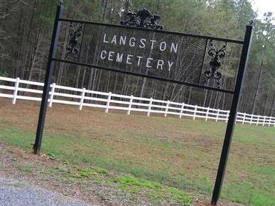 Langston Cemetery on Sysoon