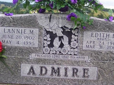Lannie M Admire on Sysoon