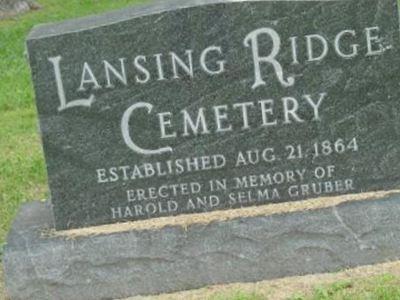Lansing Ridge Cemetery on Sysoon