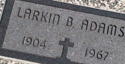 Larkin B. Adams on Sysoon
