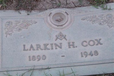 Larkin H. Cox on Sysoon