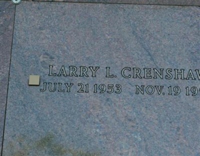 Larry L. Crenshaw on Sysoon