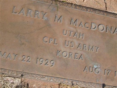 Larry Maurice MacDonald on Sysoon