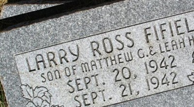 Larry Ross "Moe" Fifield on Sysoon