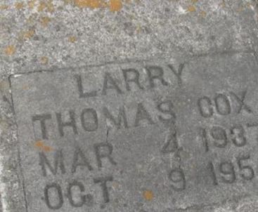 Larry Thomas Cox on Sysoon