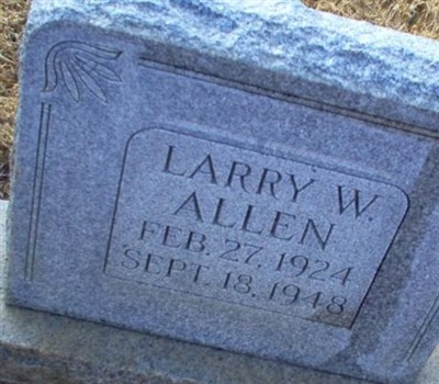 Larry W. Allen on Sysoon
