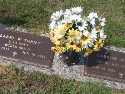 Larry W Thrift on Sysoon