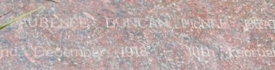 Laurence Duncan McNab Beattie, Sr on Sysoon
