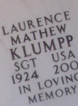 Laurence Mathew Klumpp on Sysoon