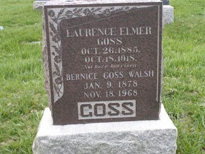 Lawrence E Goss on Sysoon