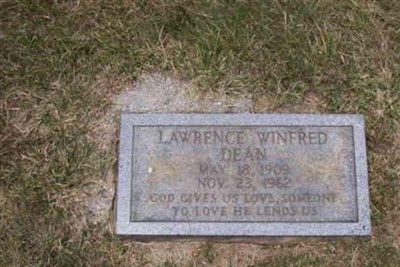 Lawrence Winfred Dean on Sysoon