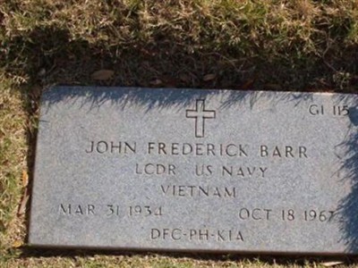 LCDR John Frederick Barr on Sysoon