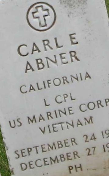 LCpl Carl E Abner on Sysoon