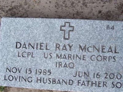 LCpl Daniel Ray McNeal on Sysoon
