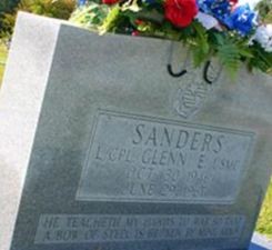 LCpl Glenn E Sanders on Sysoon