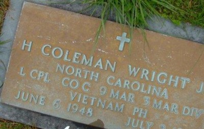 LCpl Herbert Coleman Wright, Jr on Sysoon