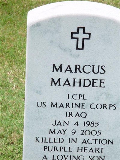 LCpl Marcus Mahdee on Sysoon