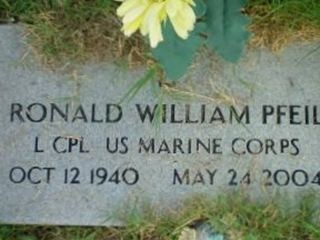 LCpl Ronald William Pfeil on Sysoon