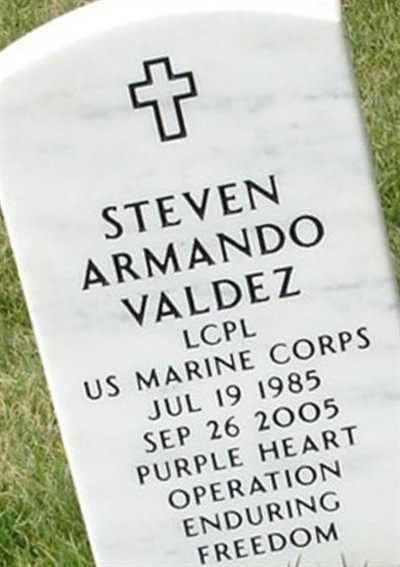 LCpl Steven Armando Valdez on Sysoon