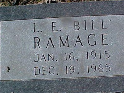 L E "Bill" Ramage on Sysoon