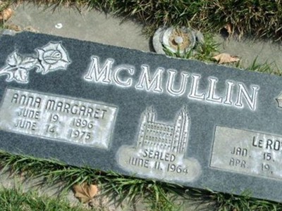 Le Roy R Mc Mullin on Sysoon