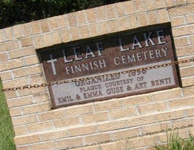Leaf Lake Finnish Cemetery on Sysoon