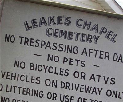 Leaks Chapel Cemetery on Sysoon
