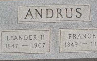 Leander H. Andrus on Sysoon