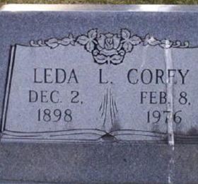 Leda Lucinda Corey on Sysoon