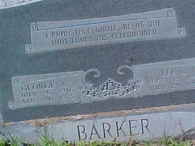 Lee G. Barker on Sysoon