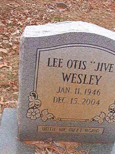 Lee Otis "Jive" Wesley on Sysoon