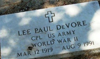 Lee P. De Vore on Sysoon